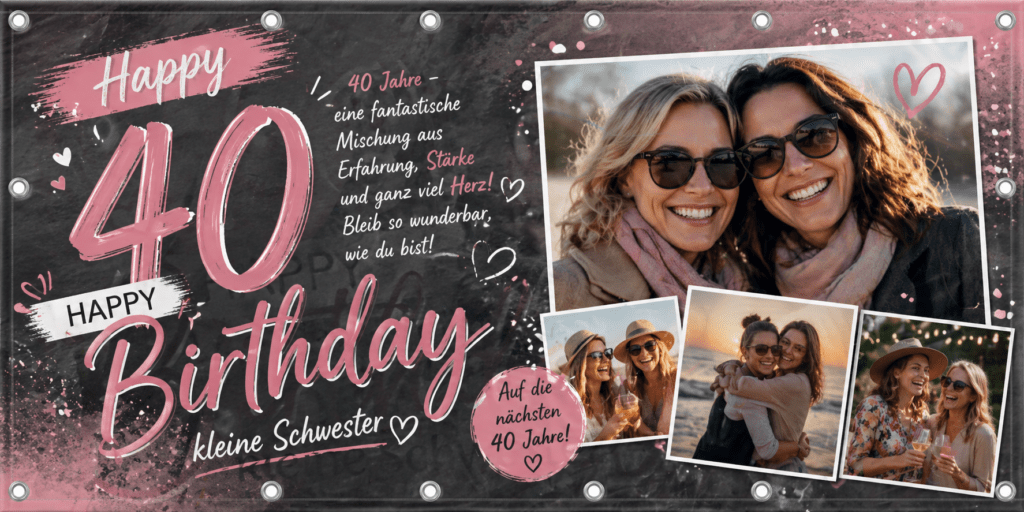 Geburtstagsbanner, Geburtstag, Druck, Banner