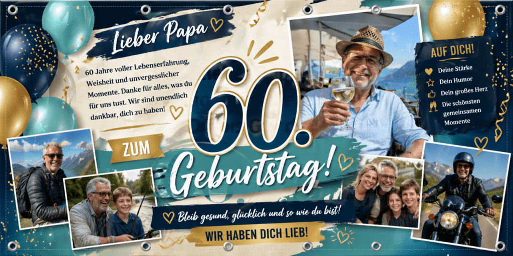 Geburtstagsbanner, Geburtstag, Druck, Banner